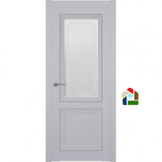 Остекленная межкомнатная дверь Прадо 602 в цвете манхеттен
